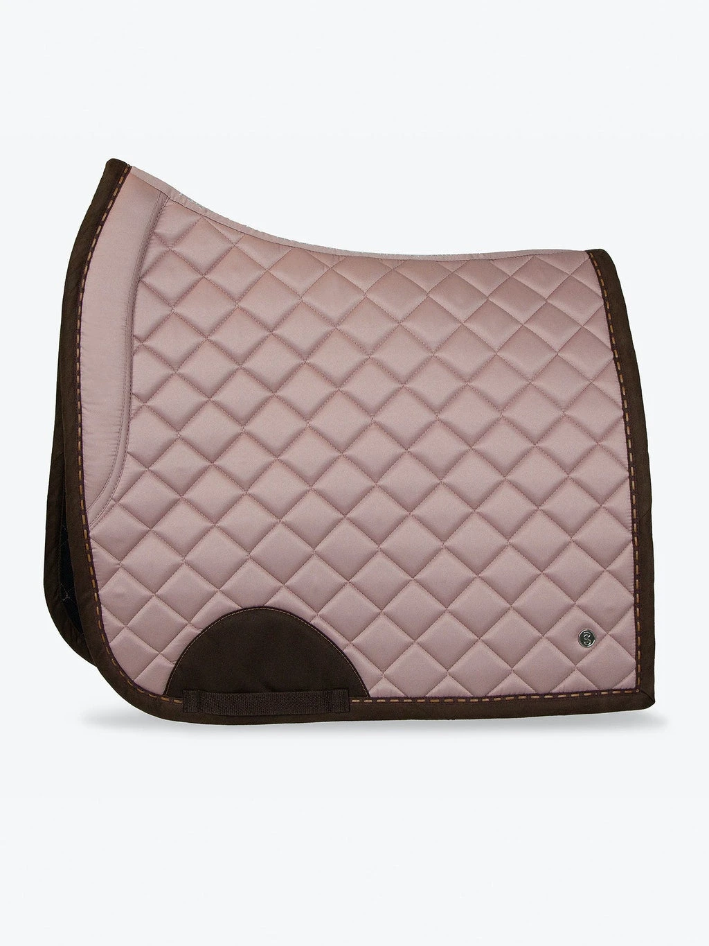 PS Of Sweden Brown Suede Dressage Saddle Pad Blush 1 PS Of Sweden Brown Suede Dressage Saddle Pad Blush