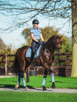 PS Of Sweden Monogram Dressage Saddle Pad Light Blue -Equestrian Supplies 178337383 origpic cea8f6