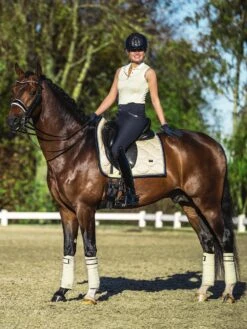 PS Of Sweden Minna Sleeveless Polo Shirt Lemon -Equestrian Supplies 178719461 origpic 8f1d29