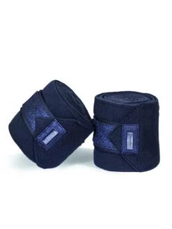 Equestrian Stockholm Bandages Blue Meadow Glimmer -Equestrian Supplies 1blue meadow glimmer fleece bandages benlindor bandagen