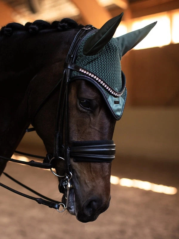 Equestrian Stockholm Ear Bonnet Sycamore Green 1 Equestrian Stockholm Ear Bonnet Sycamore Green