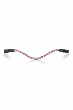 Utzon Equestrian Elegant Browband Party Pink