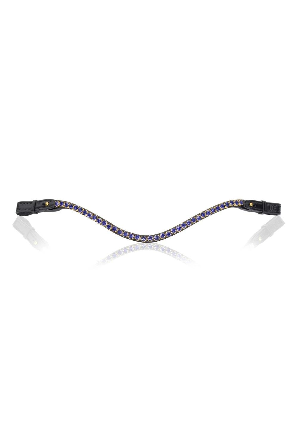 Utzon Equestrian Elegant Browband Sapphire 1 Utzon Equestrian Elegant Browband Sapphire