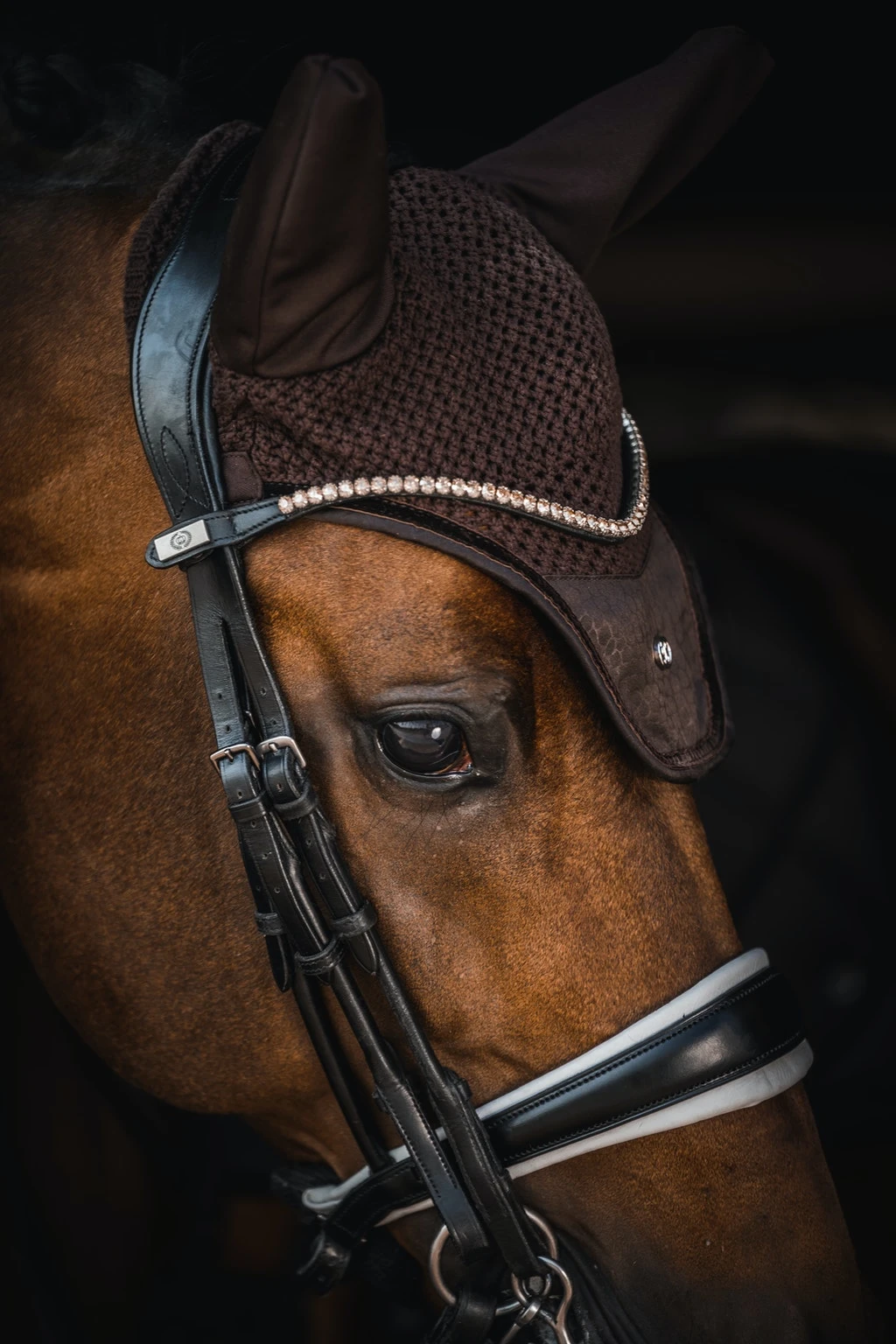 PS Of Sweden Mamba Ear Bonnet Coffee 2 PS Of Sweden Mamba Ear Bonnet Coffee - Image 2