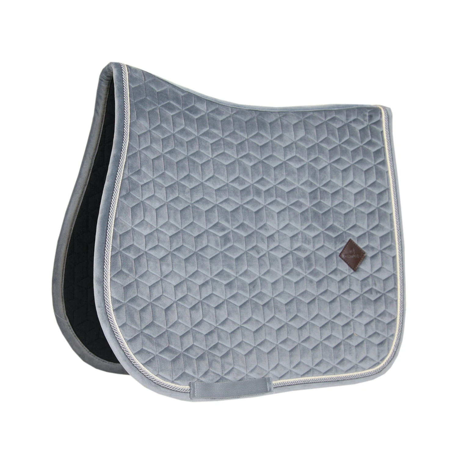 Kentucky Velvet Jump Saddle Pad Grey 1 Kentucky Velvet Jump Saddle Pad Grey