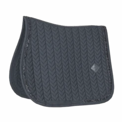 Kentucky Glitter Stone Jump Saddle Pad Black