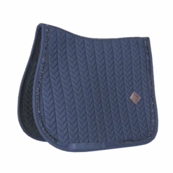 Kentucky Glitter Stone Jump Saddle Pad Navy