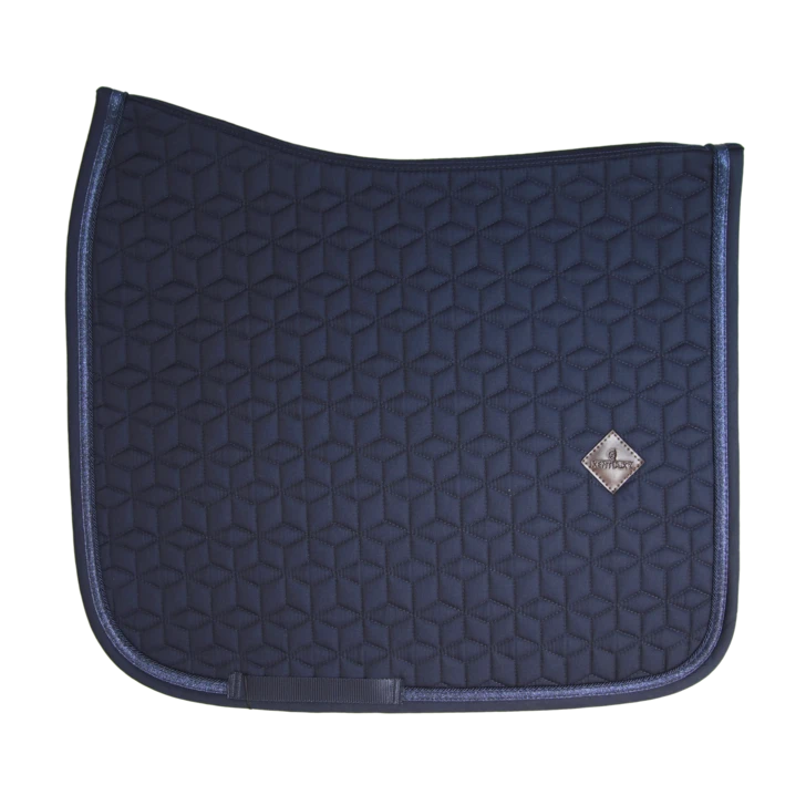 Kentucky Glitter Rope Dressage Saddle Pad Navy 1 Kentucky Glitter Rope Dressage Saddle Pad Navy