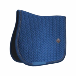 Kentucky Velvet Pearls Jump Saddle Pad Navy