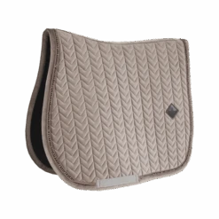 Kentucky Velvet Pearls Jump Saddle Pad Beige