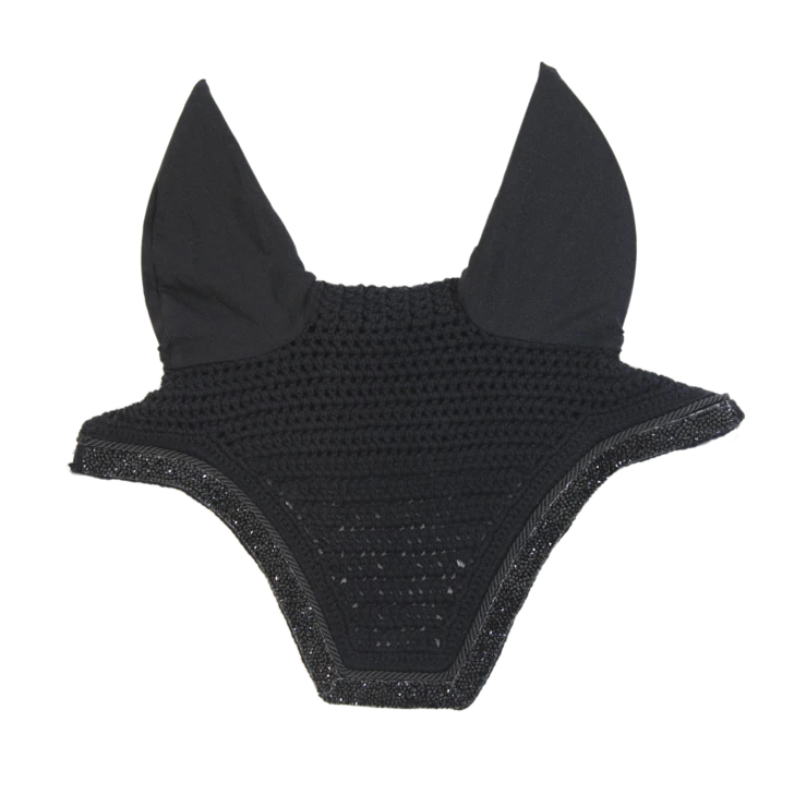 Kentucky Glitter Stone Soundless Wellington Ear Bonnet Black 1 Kentucky Glitter Stone Soundless Wellington Ear Bonnet Black