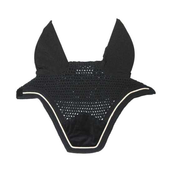 Kentucky Velvet Wellington Ear Bonnet Black 1 Kentucky Velvet Wellington Ear Bonnet Black