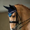 Equestrian Stockholm Ear Bonnet Blue Meadow Glimmer
