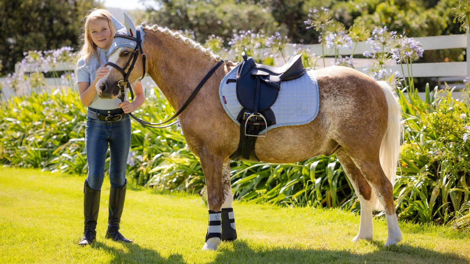 LeMieux Mini Jump Saddle Pad Mist 3 LeMieux Mini Jump Saddle Pad Mist - Image 3