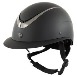 BR Equestrian Theta Plus Helmet Black/Gunmetal
