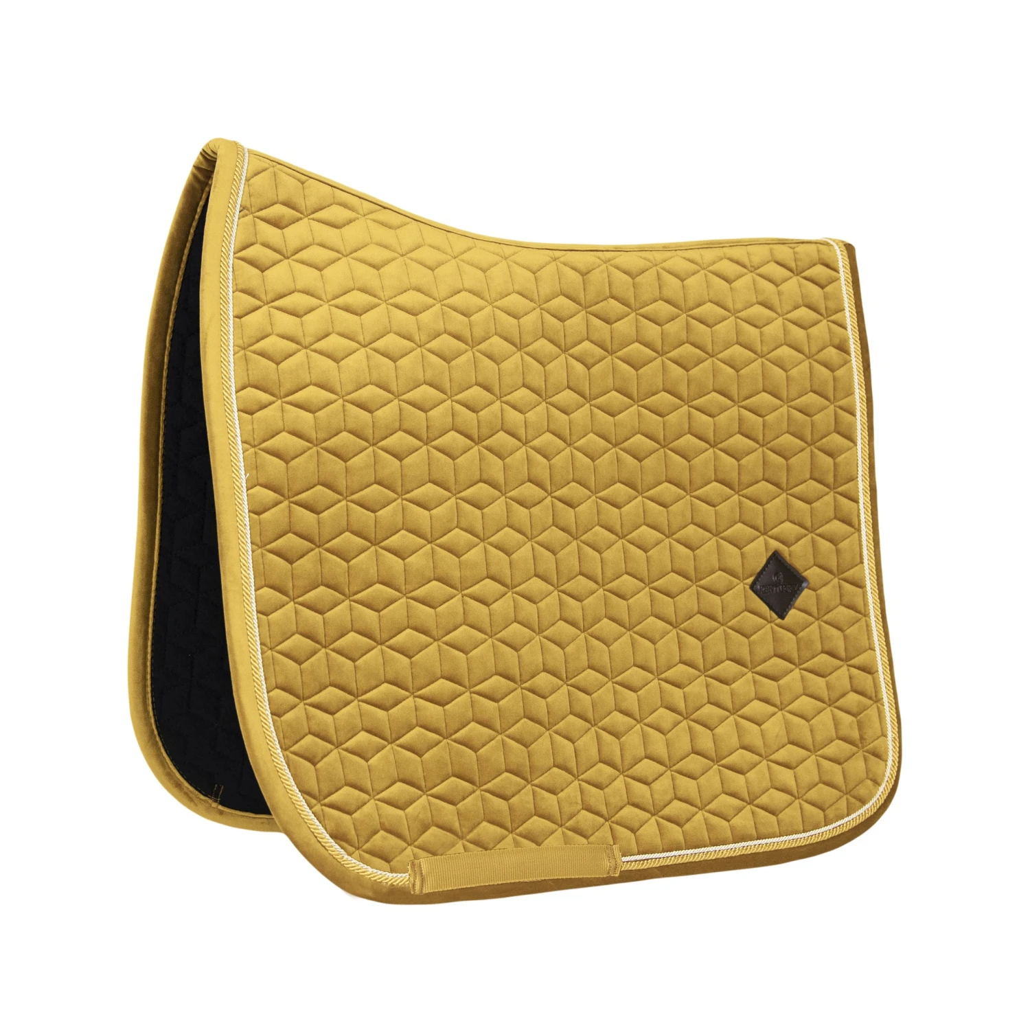 Kentucky Velvet Dressage Saddle Pad Mustard 1 Kentucky Velvet Dressage Saddle Pad Mustard