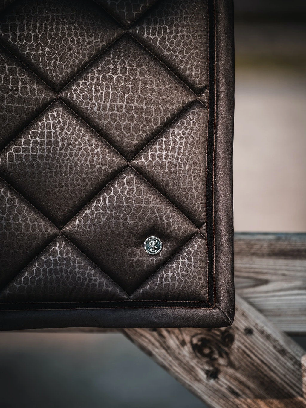 PS Of Sweden Mamba Dressage Saddle Pad Coffee 3 PS Of Sweden Mamba Dressage Saddle Pad Coffee - Image 3