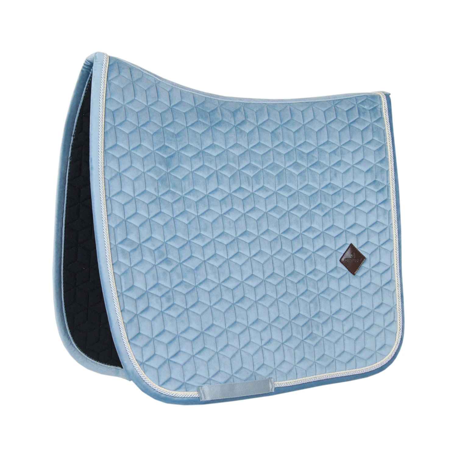 Kentucky Velvet Dressage Saddle Pad Light Blue 1 Kentucky Velvet Dressage Saddle Pad Light Blue