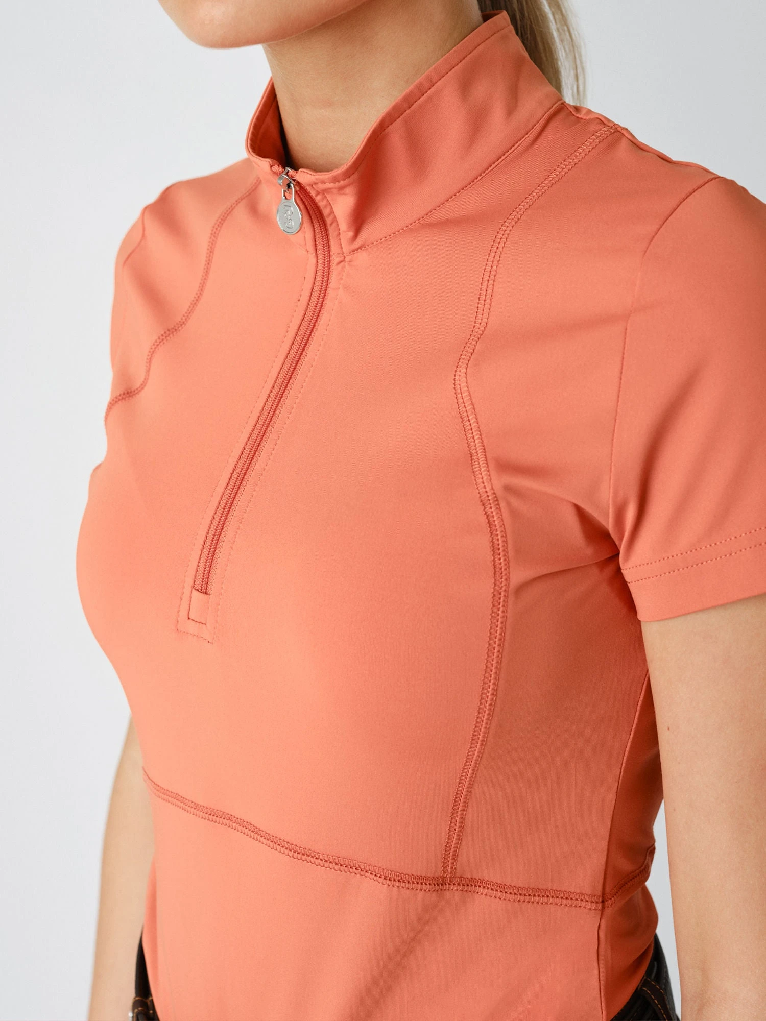 PS Of Sweden Adele Short Sleeve Base Layer Ginger 2 PS Of Sweden Adele Short Sleeve Base Layer Ginger - Image 2