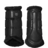 Equestrian Stockholm Fleece Brushing Boots Black Edition