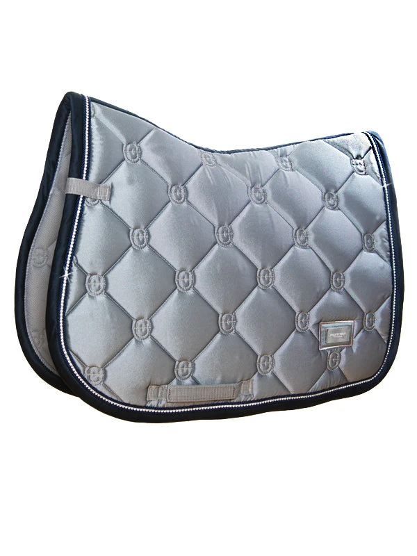 Equestrian Stockholm Jump Saddle Pad Crystal Grey 1 Equestrian Stockholm Jump Saddle Pad Crystal Grey