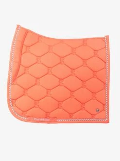 PS Of Sweden Cotton Signature Dressage Saddle Pad Coral