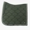 PS Of Sweden Cotton Signature Dressage Saddle Pad Forest Green