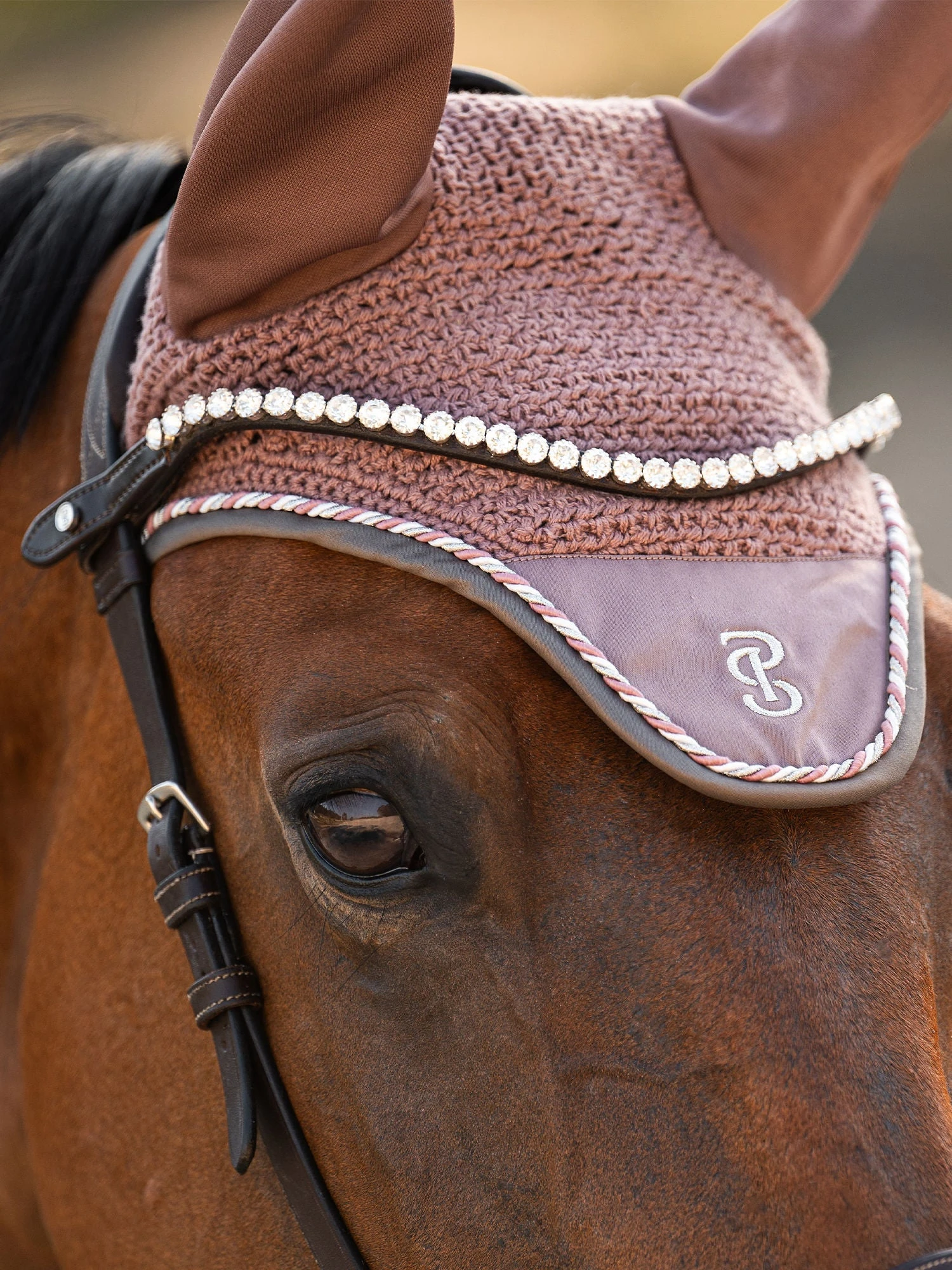 PS Of Sweden Signature Ear Bonnet Dusty Mauve 2 PS Of Sweden Signature Ear Bonnet Dusty Mauve - Image 2