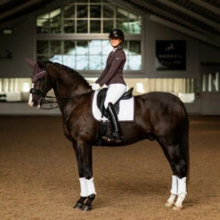 Equestrian Stockholm Modern Dressage Saddle Pad White Moonless Night 7 Equestrian Stockholm Modern Dressage Saddle Pad White Moonless Night -Equestrian Supplies ESMoonlessNight 1