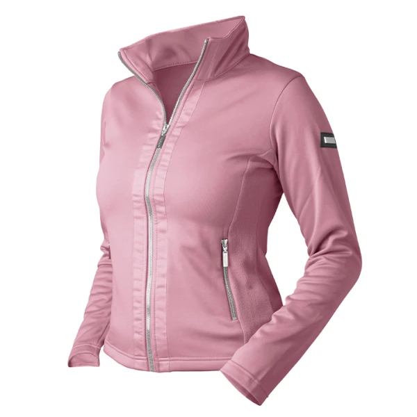 Equestrian Stockholm Fleece Jacket Pink 1 Equestrian Stockholm Fleece Jacket Pink