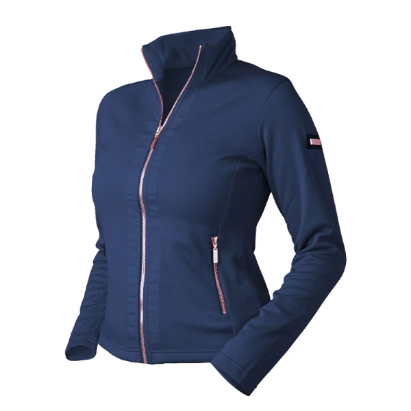 Equestrian Stockholm Fleece Jacket Lagoon Blush 1 Equestrian Stockholm Fleece Jacket Lagoon Blush