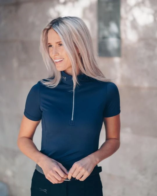 Fager Emma Short Sleeve Base Layer Navy 1 Fager Emma Short Sleeve Base Layer Navy