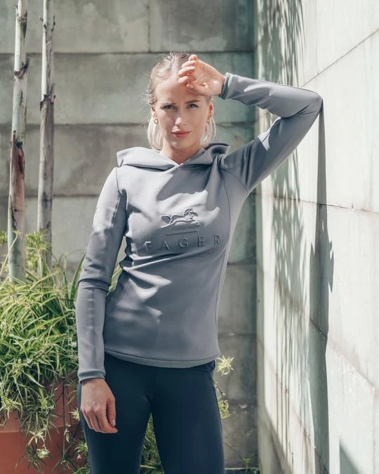 Fager Polly Hoodie Grey 1 Fager Polly Hoodie Grey
