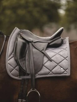 PS Of Sweden Floret Dressage Saddle Pad Grey -Equestrian Supplies FloretDressagePad1Grey