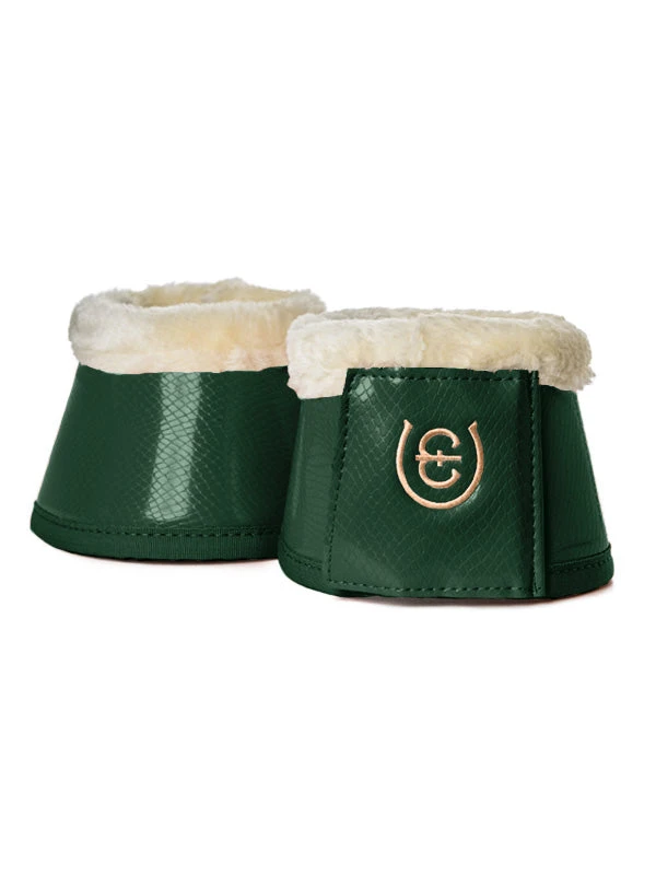 Equestrian Stockholm Fleece Bell Boots Forest Green 1 Equestrian Stockholm Fleece Bell Boots Forest Green