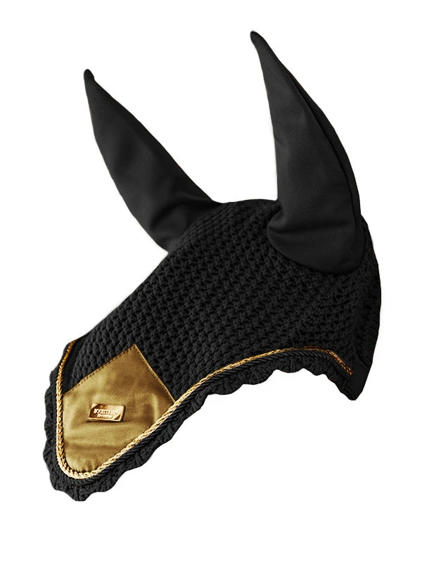 Equestrian Stockholm Ear Bonnet Golden Brass 1 Equestrian Stockholm Ear Bonnet Golden Brass