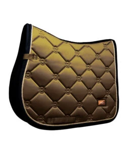 Equestrian Stockholm Jump Saddle Pad Golden Brass