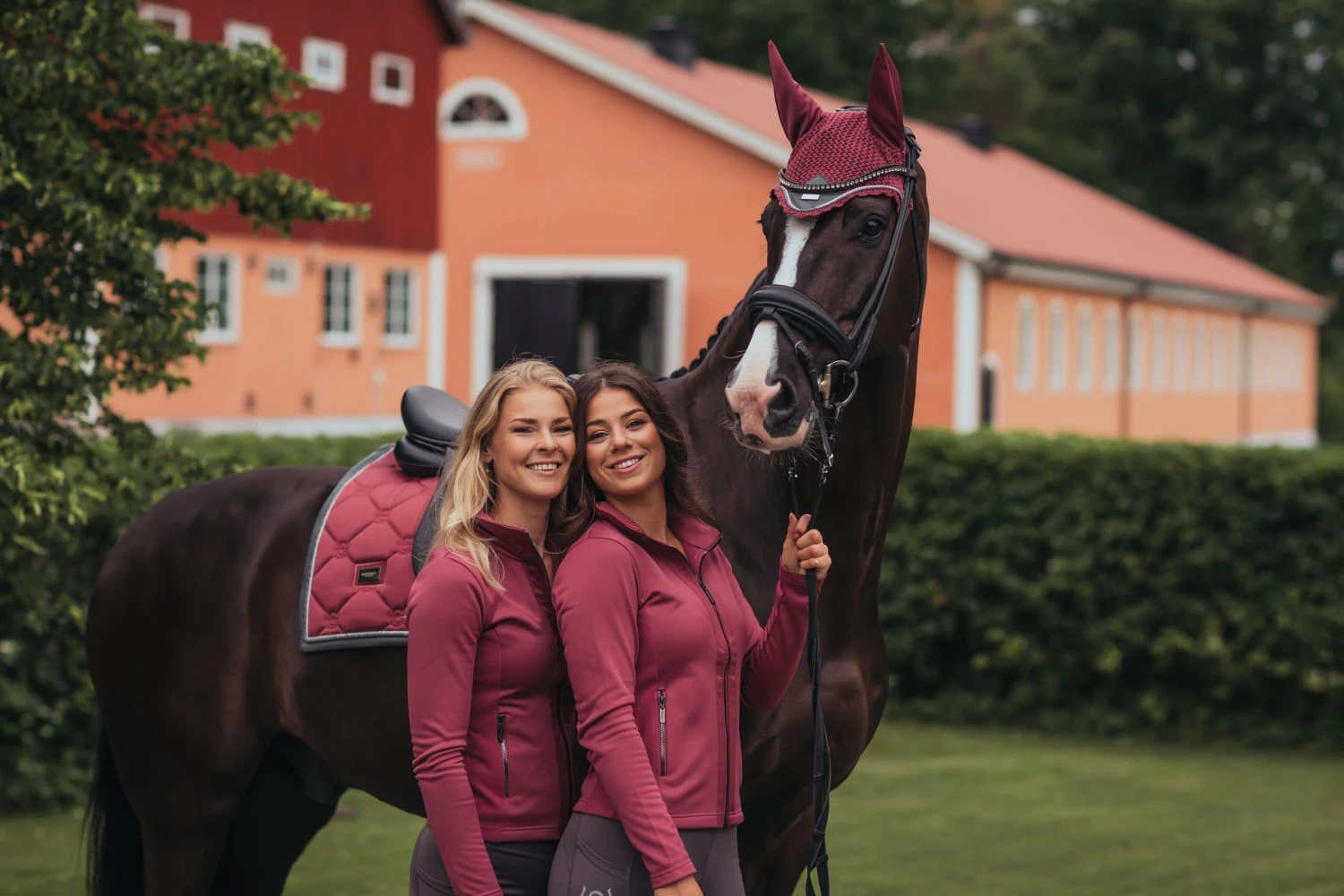 Equestrian Stockholm Fleece Jacket Winter Rose 2 Equestrian Stockholm Fleece Jacket Winter Rose - Image 2