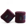 Equestrian Stockholm Bandages Merlot Crystal
