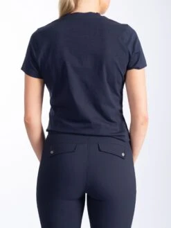 PS Of Sweden Signe Cotton T-Shirt Navy -Equestrian Supplies Navy Signe ss cotton tee 8775 1500x2000px
