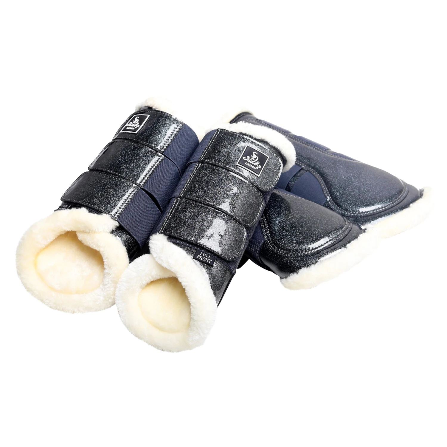 SD Design Hollywood Glamorous Fleece Brushing Boots Dark Shadow 1 SD Design Hollywood Glamorous Fleece Brushing Boots Dark Shadow