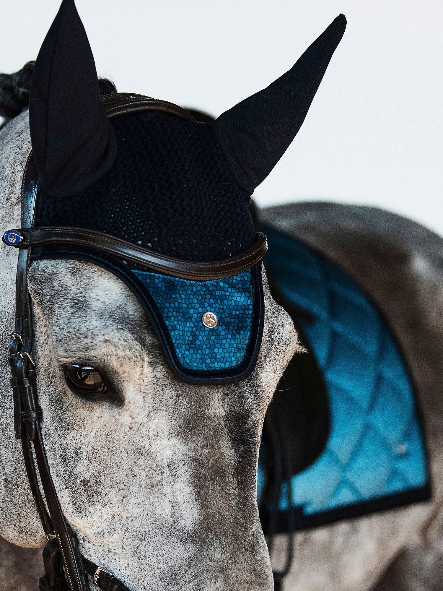 PS Of Sweden Ombré Dressage Saddle Pad Navy 4 PS Of Sweden Ombré Dressage Saddle Pad Navy - Image 4