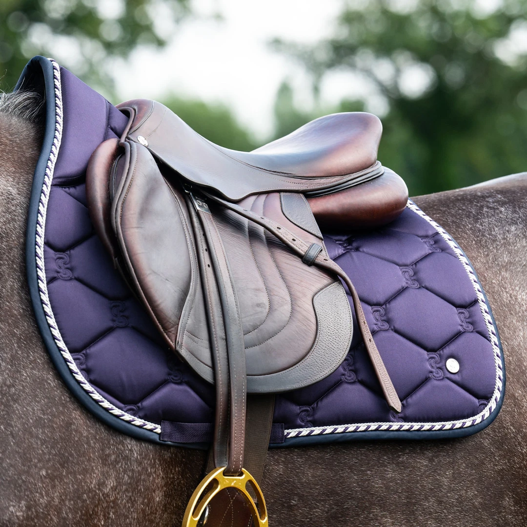 PS Of Sweden Signature Jump Saddle Pad Nightshade 1 PS Of Sweden Signature Jump Saddle Pad Nightshade