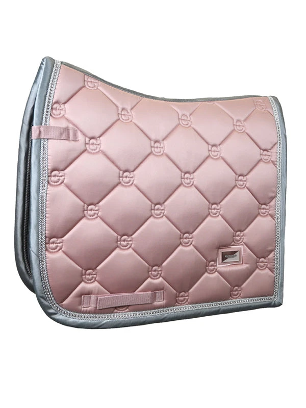 Equestrian Stockholm Dressage Saddle Pad Pink Crystal 1 Equestrian Stockholm Dressage Saddle Pad Pink Crystal