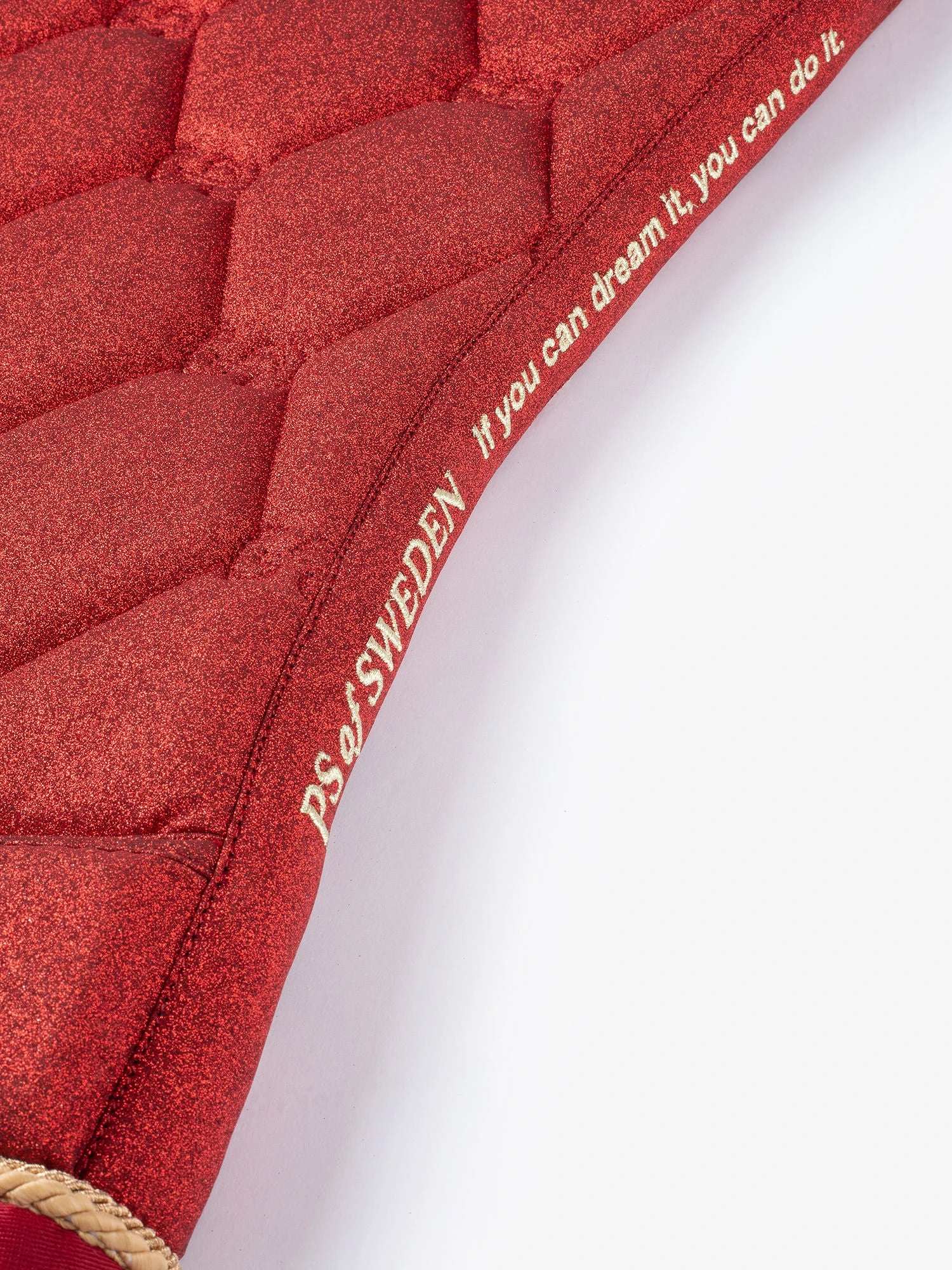 PS Of Sweden Stardust Dressage Saddle Pad Dark Red 6 PS Of Sweden Stardust Dressage Saddle Pad Dark Red - Image 6