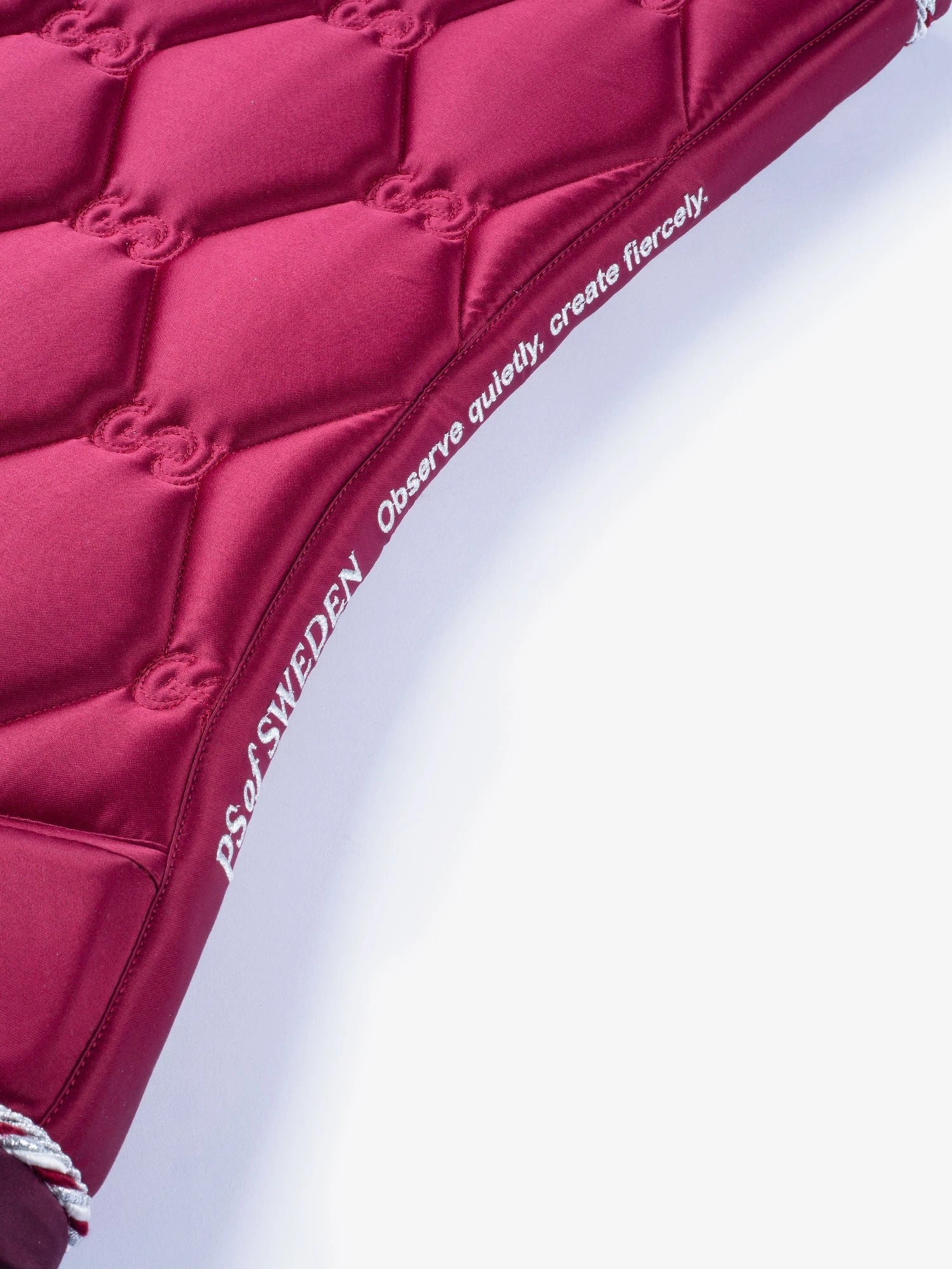 PS Of Sweden Signature Dressage Saddle Pad Ruby Wine 2 PS Of Sweden Signature Dressage Saddle Pad Ruby Wine - Image 2