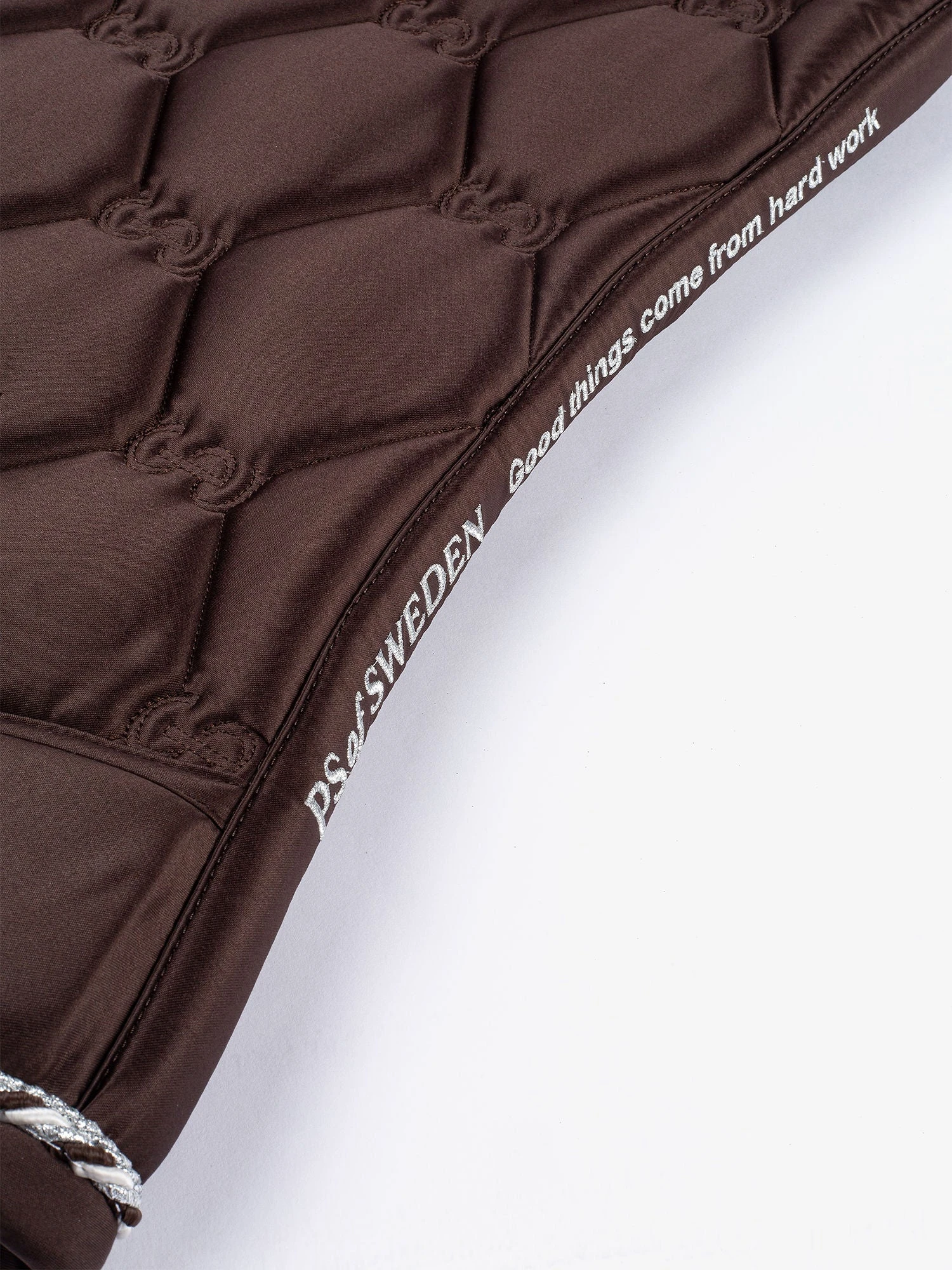PS Of Sweden Signature Dressage Saddle Pad Coffee 3 PS Of Sweden Signature Dressage Saddle Pad Coffee - Image 3
