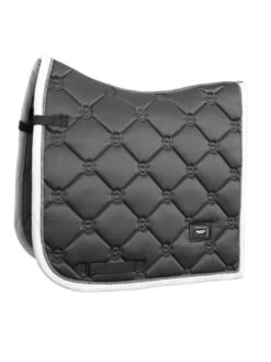 Equestrian Stockholm Dressage Saddle Pad Silver Cloud