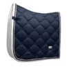 Equestrian Stockholm Dressage Saddle Pad Midnight White Edge