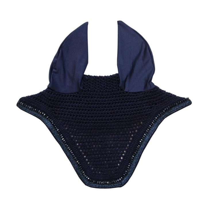 Kentucky Glitter Band Wellington Ear Bonnet Dark Navy 1 Kentucky Glitter Band Wellington Ear Bonnet Dark Navy
